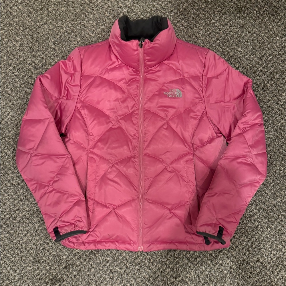 Pink North Face Puffer Jacket